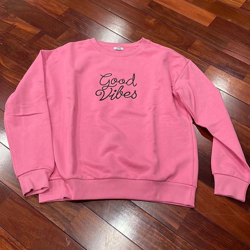 Ovs pink sweatshirt size 14 excellent condition